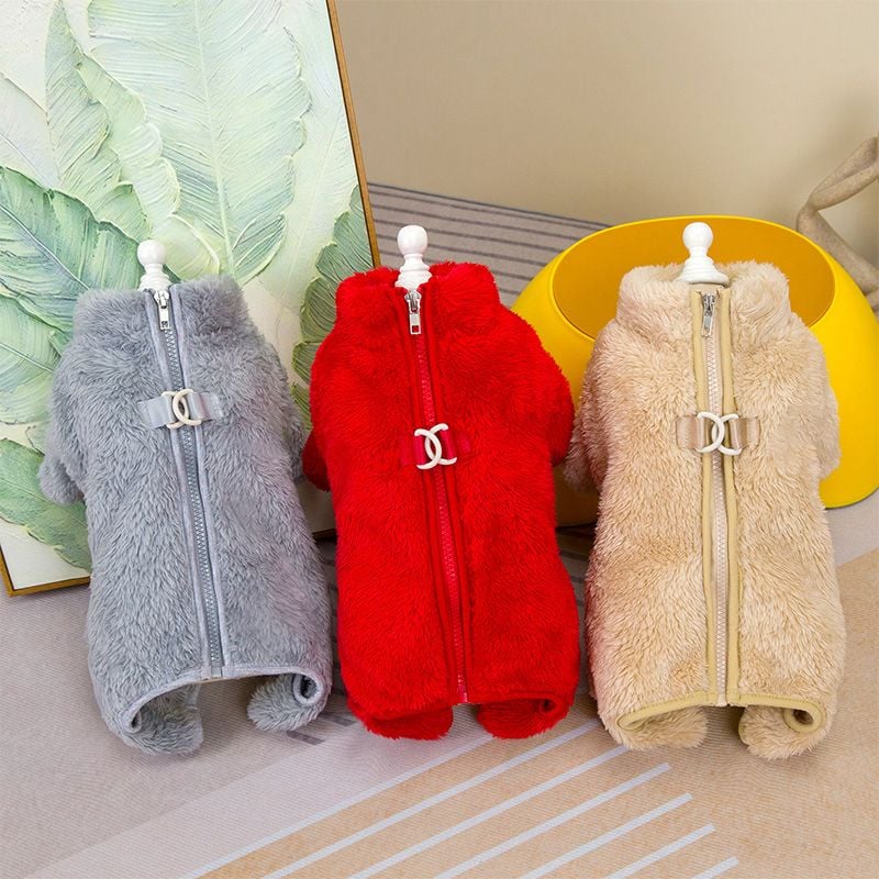 🎁 Christmas Hot Sale🐶Winter Dogs Jumpsuit Coat with Back Zipper