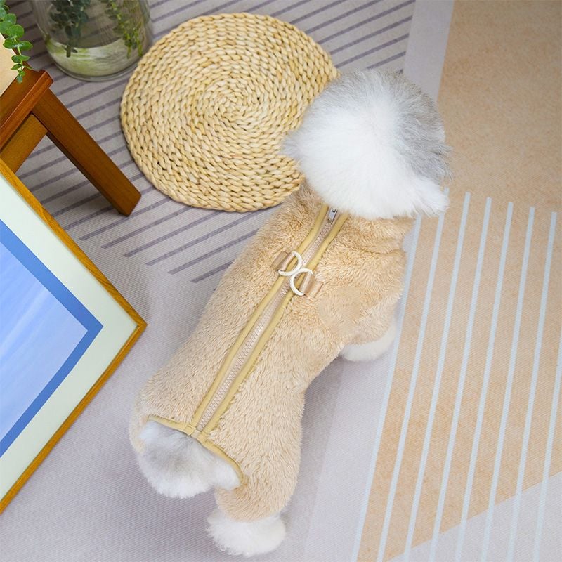 🎁 Christmas Hot Sale🐶Winter Dogs Jumpsuit Coat with Back Zipper