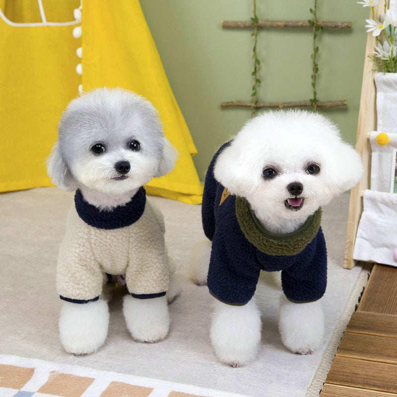 🎁 Christmas Hot Sale🐶Winter Dogs Jumpsuit Coat with Back Zipper