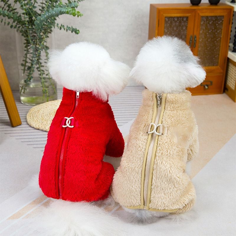 🎁 Christmas Hot Sale🐶Winter Dogs Jumpsuit Coat with Back Zipper