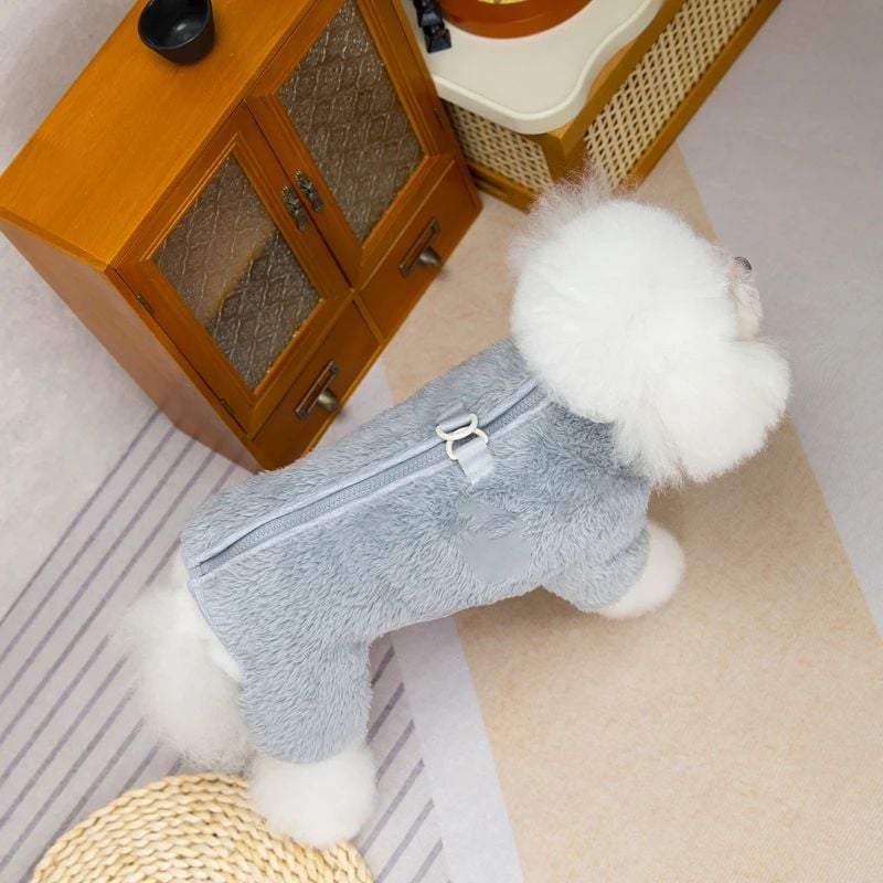 🎁 Christmas Hot Sale🐶Winter Dogs Jumpsuit Coat with Back Zipper