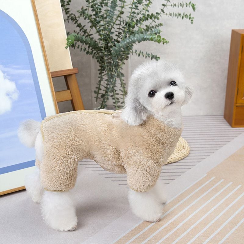 🎁 Christmas Hot Sale🐶Winter Dogs Jumpsuit Coat with Back Zipper