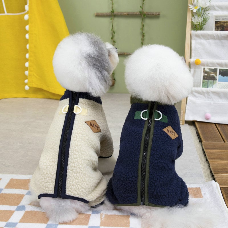 🎁 Christmas Hot Sale🐶Winter Dogs Jumpsuit Coat with Back Zipper
