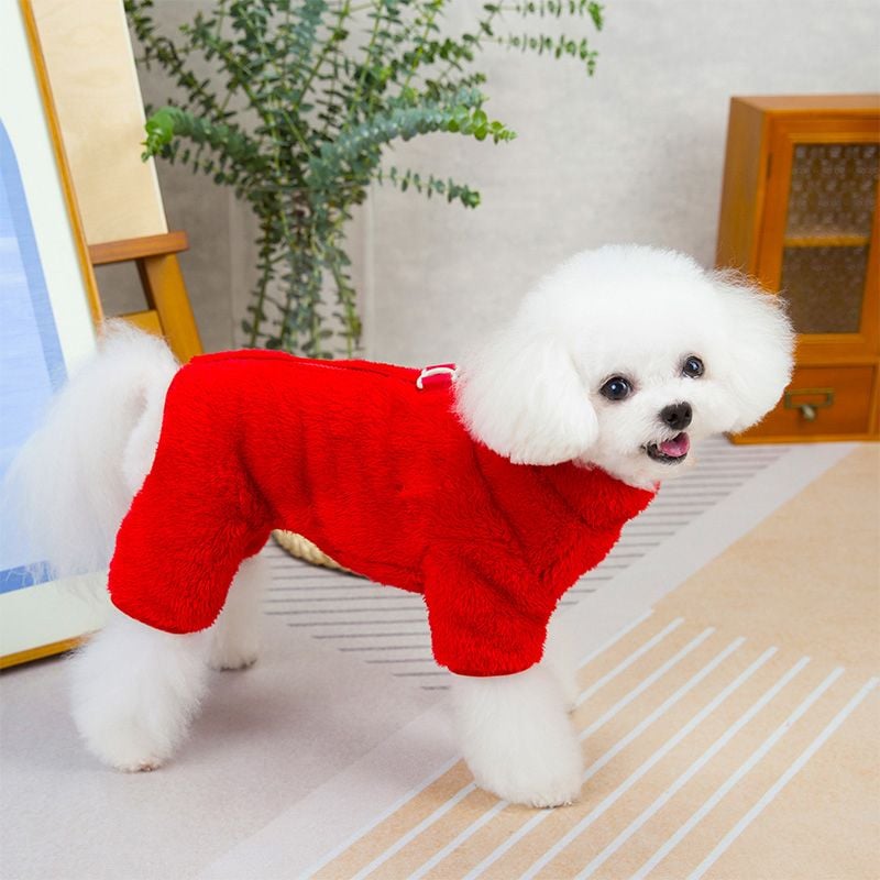 🎁 Christmas Hot Sale🐶Winter Dogs Jumpsuit Coat with Back Zipper